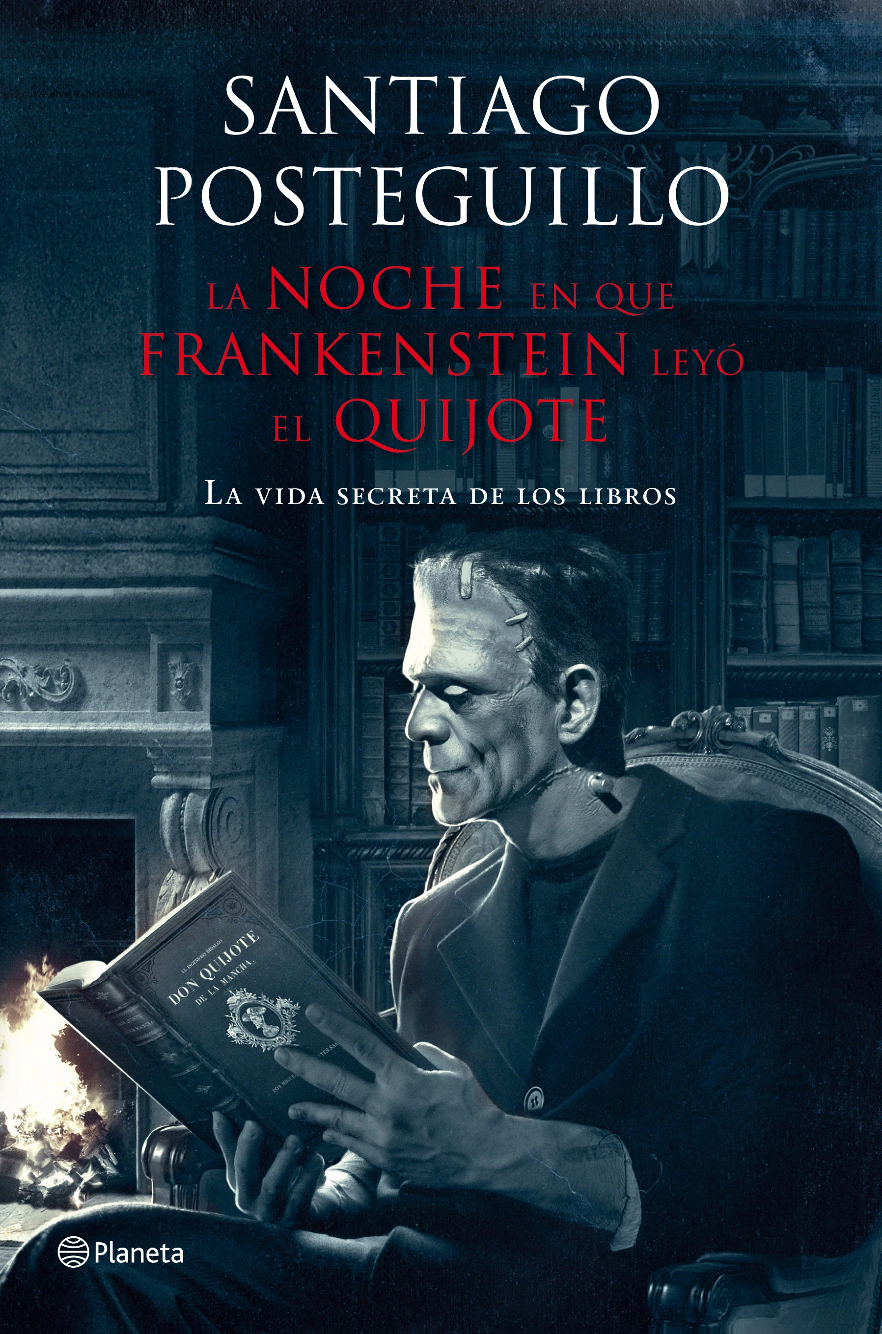Portada del libro La noche en que Frankenstein leyó el Quijote de Santiago Posteguillo, ensayos, publicado en 2012
