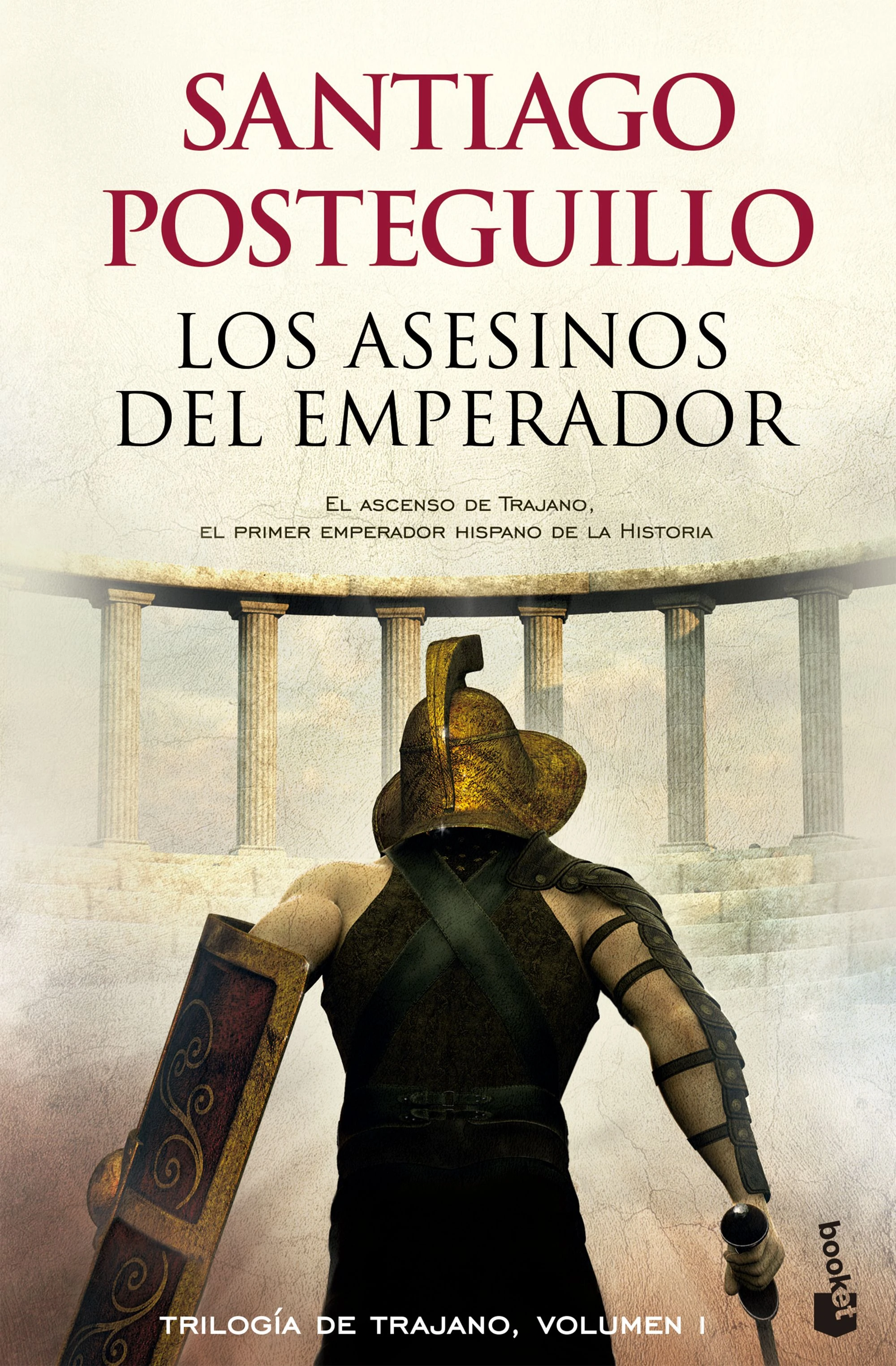 Portada del libro Los asesinos del emperador de Santiago Posteguillo, trajano, publicado en 2011